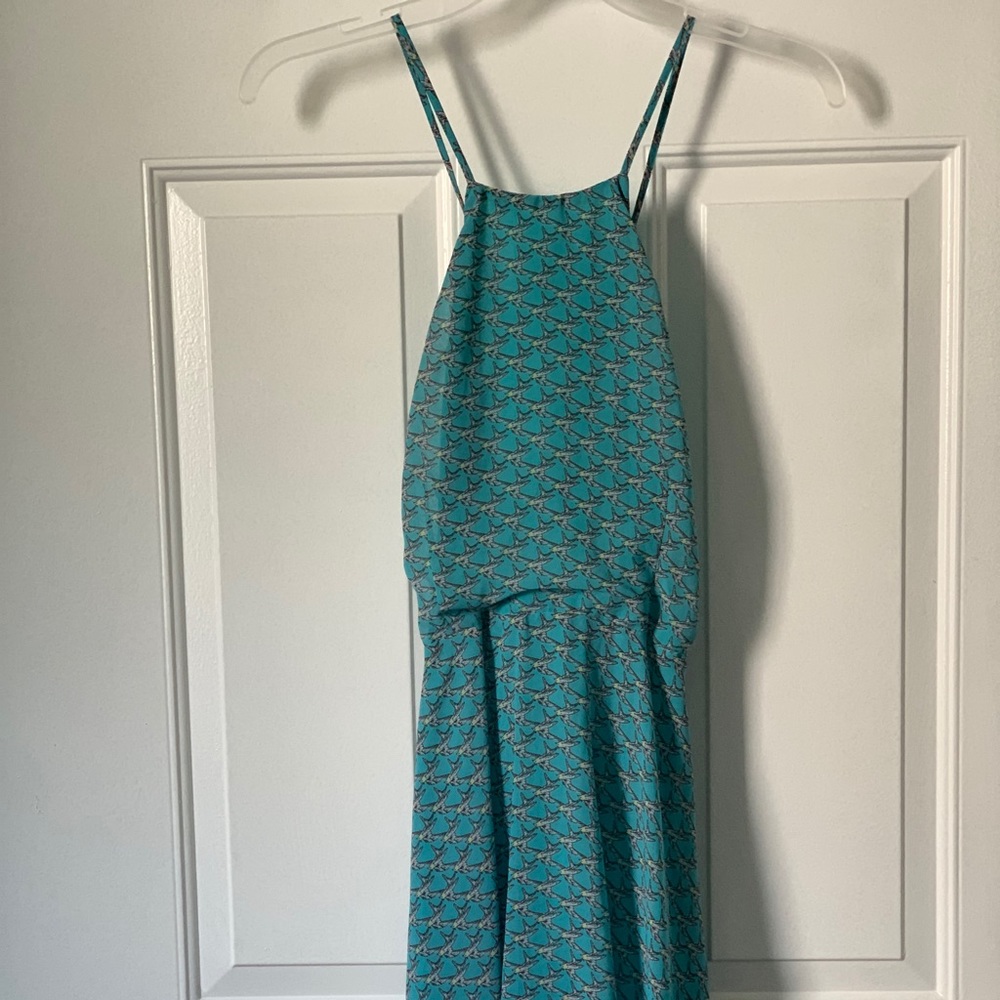 Cross back dress